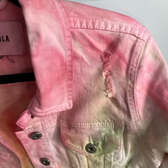 PISTOLA TIE-DYE JEAN JACKET - Picture 10 of 12